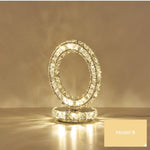 Crystal Ring Led Table Lamp