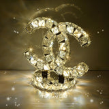 Crystal Ring Led Table Lamp