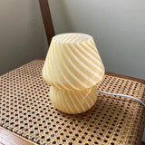 Korean Striped Mushroom Table Lamps